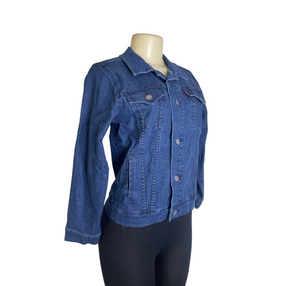 Levi Strauss & Co. Women's Blue Denim Jacket Sz M - Picture 2 of 13